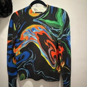 Desigual Colorful Abstract Sweater Size M